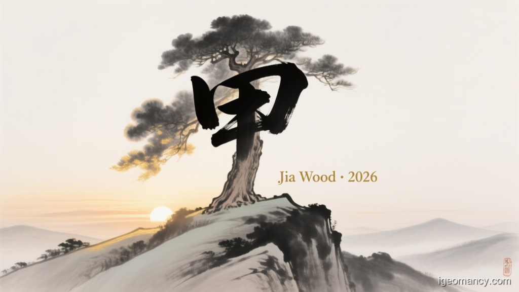 Jia Wood · 2026 — Jia Yang Wood Day Master BaZi Forecast: September 20, 2026 — 丁酉 Fire Rooster Day | iGeomancy
