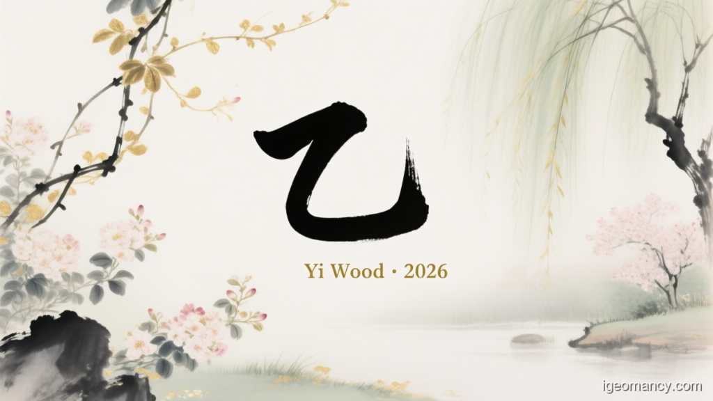 Yi Wood · 2026 — Yi Yin Wood Day Master BaZi Forecast: September 22, 2026 — 己亥 Earth Pig Day | iGeomancy
