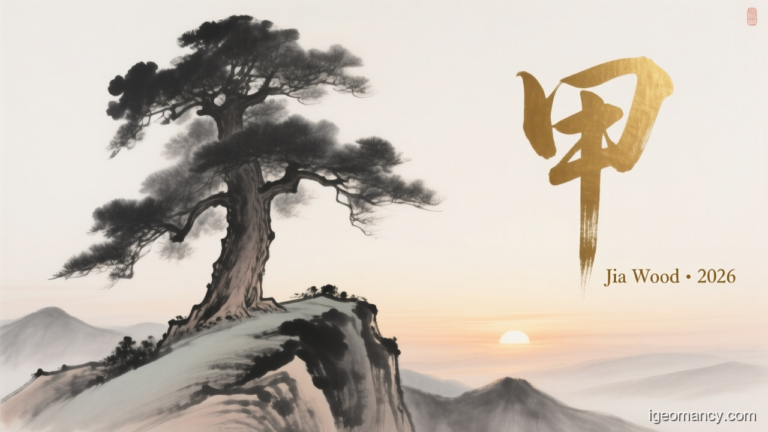 Jia Yang Wood Day Master BaZi Forecast: September 24, 2026 — 辛丑 Metal Ox Day | iGeomancy