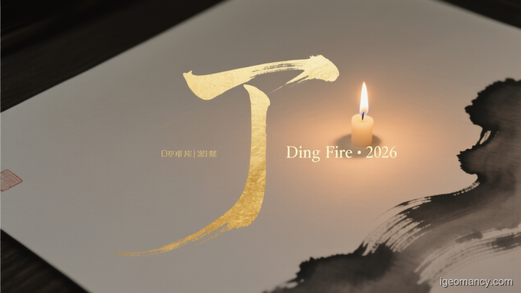Ding Fire · 2026 — Ding Yin Fire Day Master BaZi Forecast: September 24, 2026 — 辛丑 Metal Ox Day | iGeomancy
