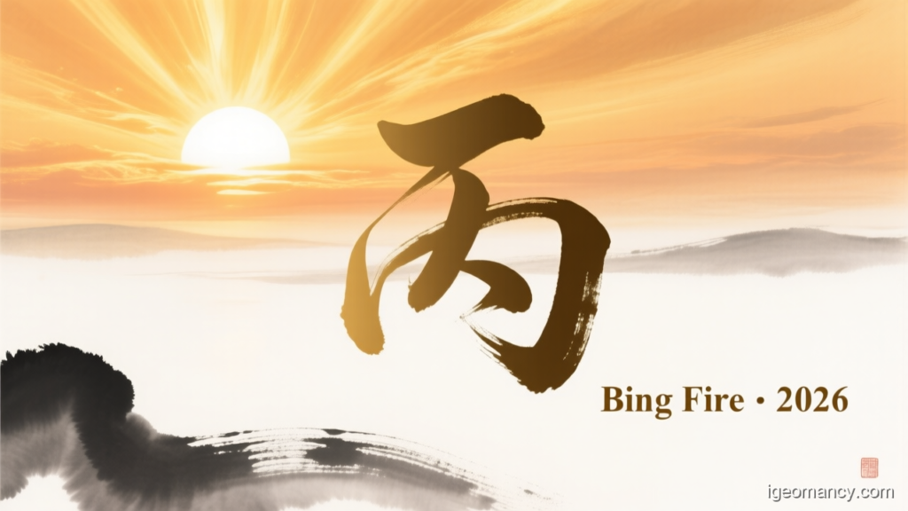 Bing Fire · 2026 — Bing Yang Fire Day Master BaZi Forecast: September 25, 2026 — 壬寅 Water Tiger Day | iGeomancy