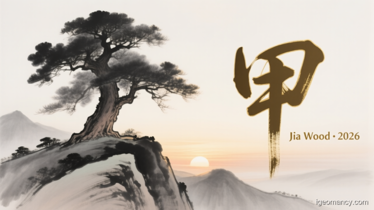 Jia Yang Wood Day Master BaZi Forecast: September 26, 2026 — 癸卯 Water Rabbit Day | iGeomancy