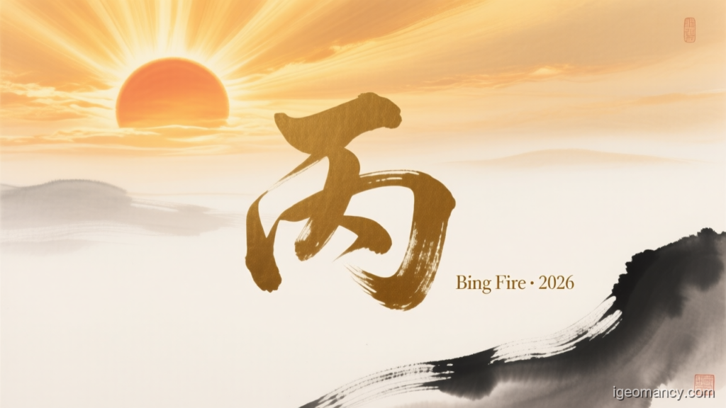 Bing Fire · 2026 — Bing Yang Fire Day Master BaZi Forecast: September 26, 2026 — 癸卯 Water Rabbit Day | iGeomancy