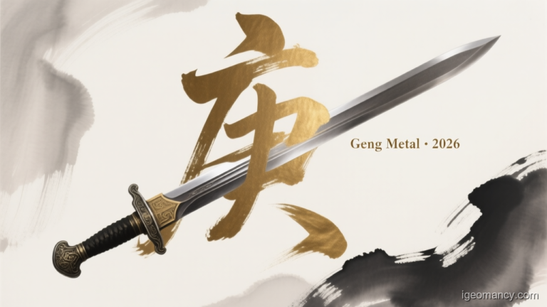 Geng Yang Metal Day Master BaZi Forecast: September 26, 2026 — 癸卯 Water Rabbit Day | iGeomancy