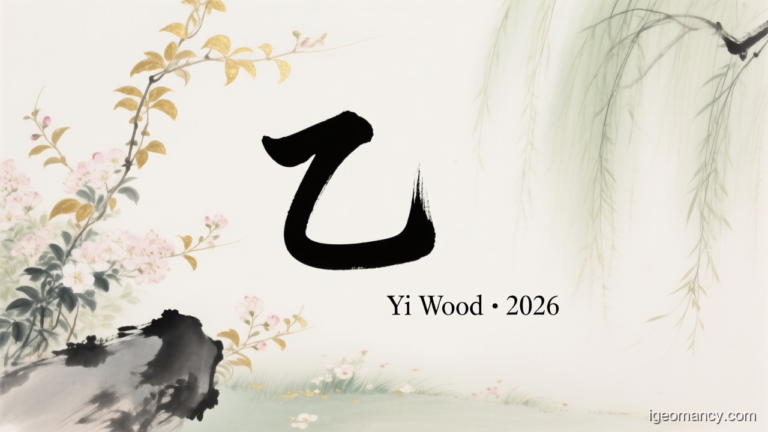 Yi Yin Wood Day Master BaZi Forecast: September 30, 2026 — 丁未 Fire Goat Day | iGeomancy