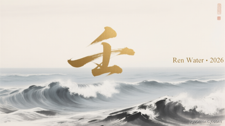 Ren Yang Water Day Master BaZi Forecast: September 30, 2026 — 丁未 Fire Goat Day | iGeomancy