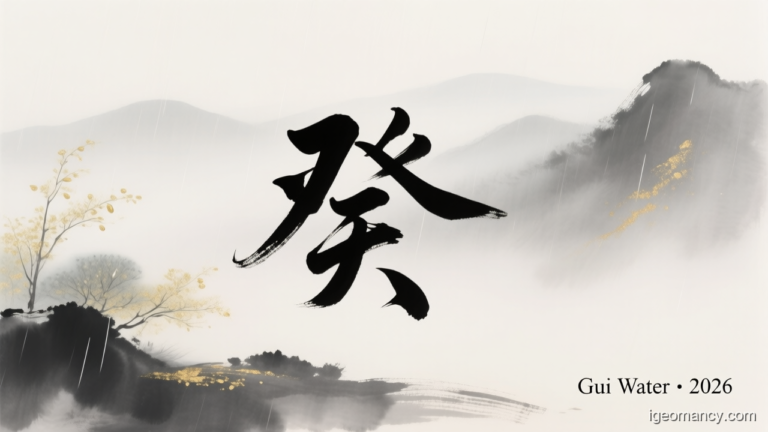 Gui Yin Water Day Master BaZi Forecast: September 30, 2026 — 丁未 (Fire Goat) Day | iGeomancy