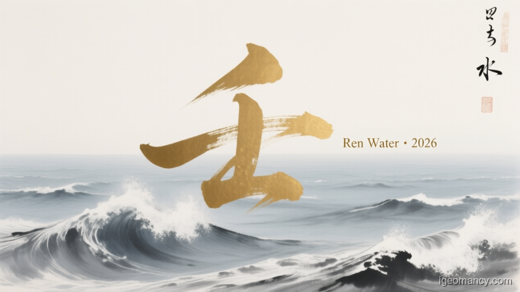 Ren Water · 2026 — Ren Yang Water Day Master BaZi Forecast: October 2, 2026 — 己酉 Earth Rooster Day | iGeomancy