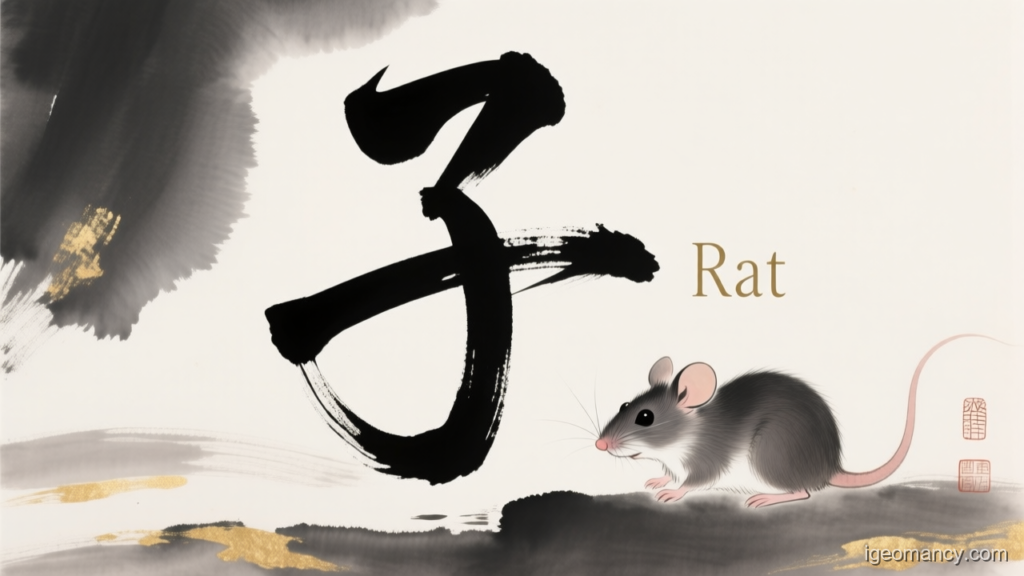 Rat — Indirect Resource (偏印) — Intuition, Unconventional Mastery, Strategy & Depth | iGeomancy