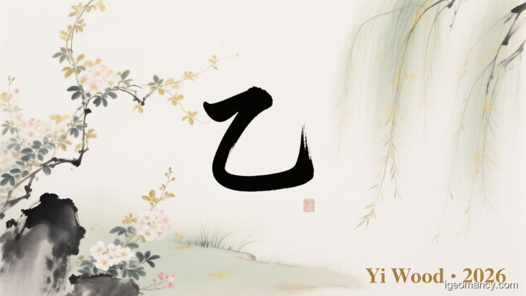Yi Wood · 2026 — Yi Yin Wood Day Master BaZi Forecast: October 3, 2026 — 庚戌 Metal Dog Day | iGeomancy