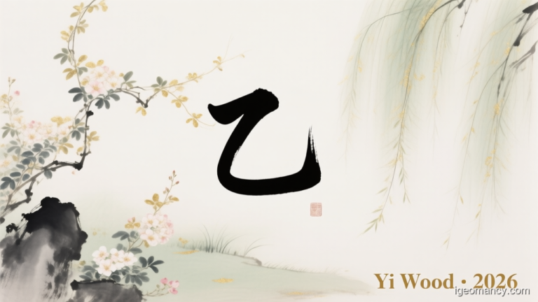 Yi Yin Wood Day Master BaZi Forecast: October 3, 2026 — 庚戌 Metal Dog Day | iGeomancy