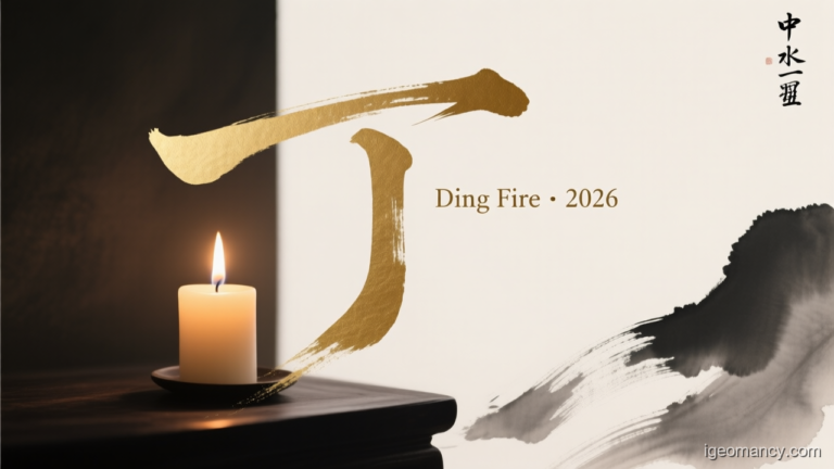 Ding Yin Fire Day Master BaZi Forecast: October 3, 2026 — 庚戌 Metal Dog Day | iGeomancy