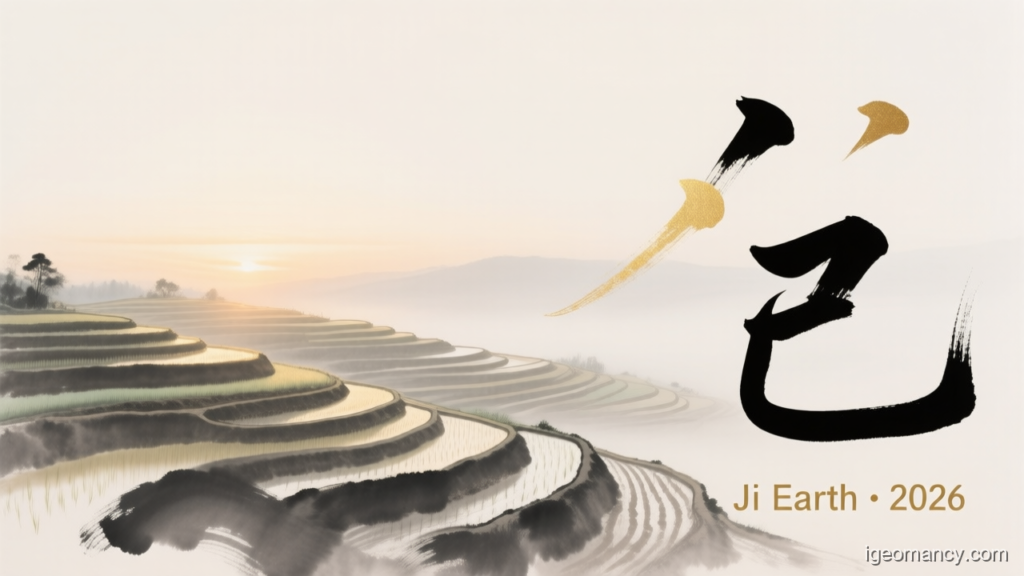 Ji Earth · 2026 — Ji Yin Earth Day Master BaZi Forecast: October 3, 2026 — 庚戌 Metal Dog Day | iGeomancy