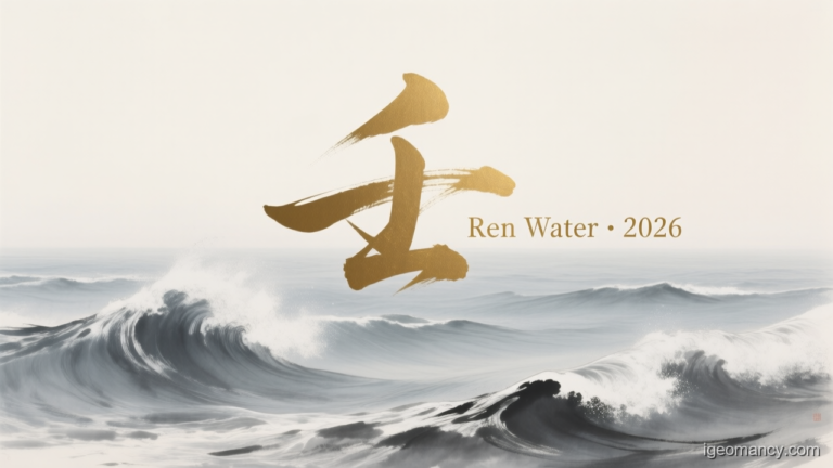 Ren Yang Water Day Master BaZi Forecast: October 3, 2026 — 庚戌 Metal Dog Day | iGeomancy