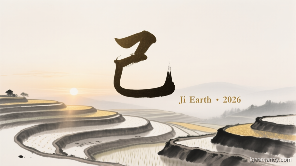 Ji Earth · 2026 — Ji Yin Earth Day Master BaZi Forecast: October 4, 2026 — 辛亥 Metal Pig Day | iGeomancy