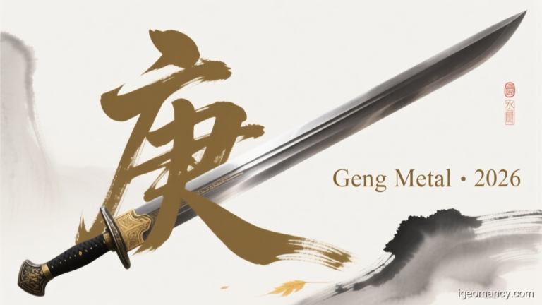 Geng Yang Metal Day Master BaZi Forecast: October 4, 2026 — 辛亥 Metal Pig Day | iGeomancy