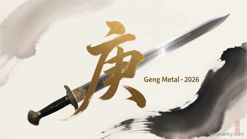 Geng Metal · 2026 — Geng Yang Metal Day Master BaZi Forecast: October 6, 2026 — 癸丑 Water Ox Day | iGeomancy
