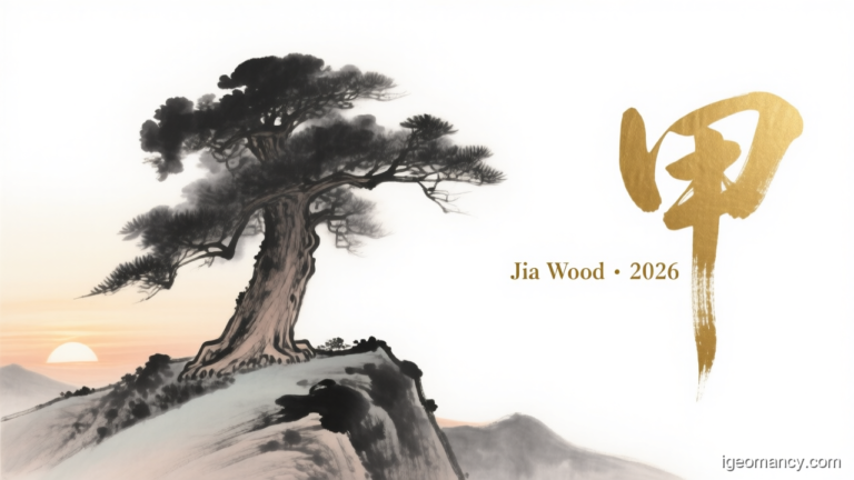 Jia Yang Wood Day Master BaZi Forecast: October 7, 2026 — 甲寅 Wood Tiger Day | iGeomancy