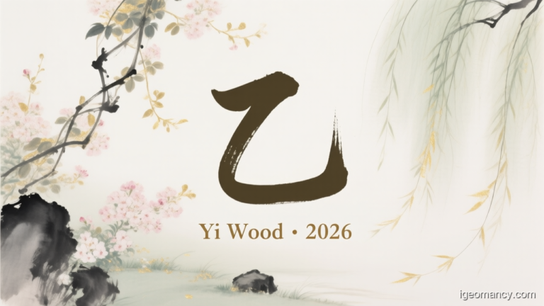 Yi Yin Wood Day Master BaZi Forecast: October 7, 2026 — 甲寅 Wood Tiger Day | iGeomancy
