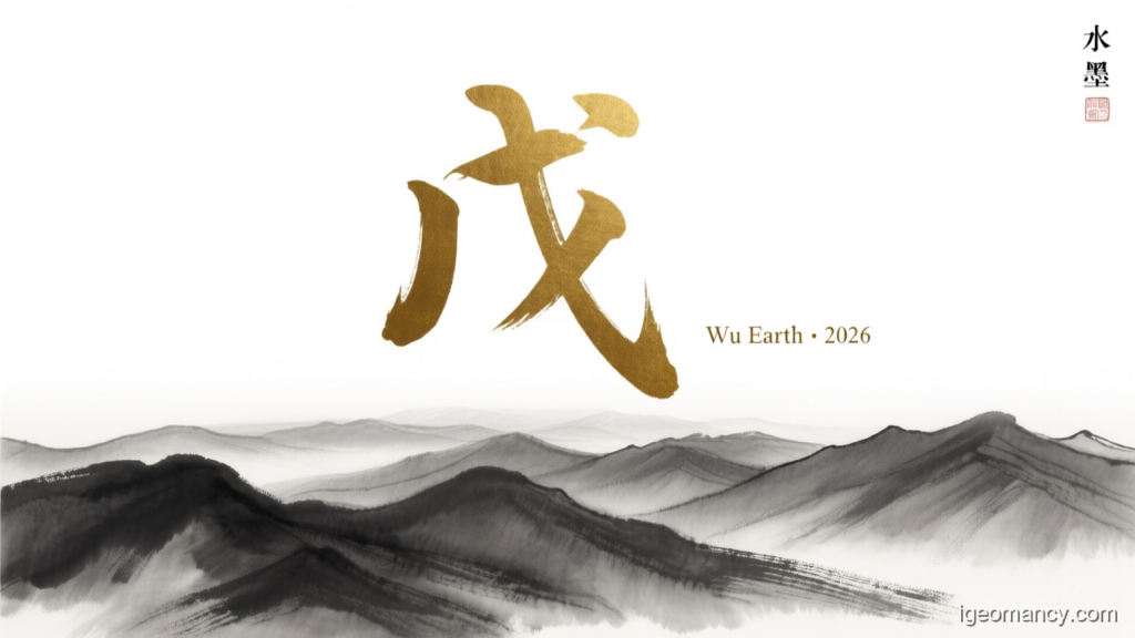 Wu Earth · 2026 — Wu Yang Earth Day Master BaZi Forecast: October 7, 2026 — 甲寅 Wood Tiger Day | iGeomancy