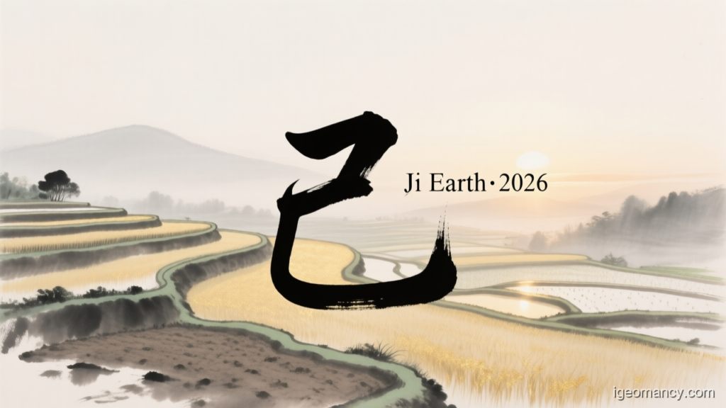 Ji Earth · 2026 — Ji Yin Earth Day Master BaZi Forecast: October 7, 2026 — 甲寅 Wood Tiger Day | iGeomancy