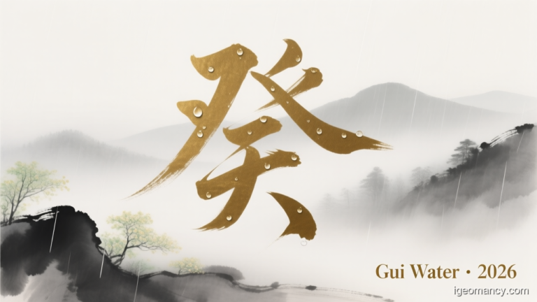 Gui Yin Water Day Master BaZi Forecast: October 8, 2026 — 乙卯 Wood Rabbit Day | iGeomancy