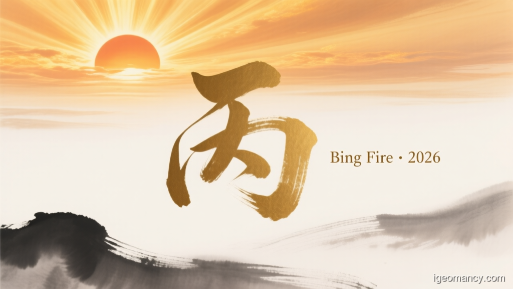 Bing Fire · 2026 — Bing Yang Fire Day Master BaZi Forecast: October 9, 2026 — 丙辰 Fire Dragon Day | iGeomancy