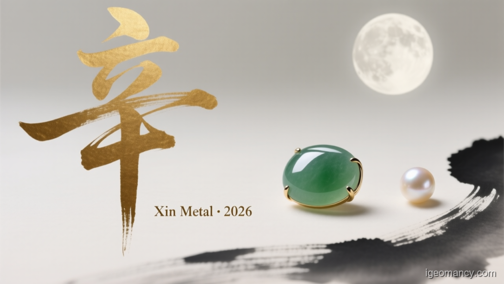 Xin Metal · 2026 — Xin Yin Metal Day Master BaZi Forecast: October 9, 2026 — 丙辰 Fire Dragon Day | iGeomancy