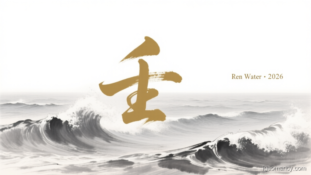 Ren Water · 2026 — Ren Yang Water Day Master BaZi Forecast: October 9, 2026 — 丙辰 Fire Dragon Day | iGeomancy