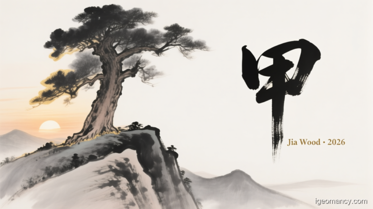 Jia Yang Wood Day Master BaZi Monthly Forecast: October 2026 — 丁酉 Fire Rooster Month | iGeomancy