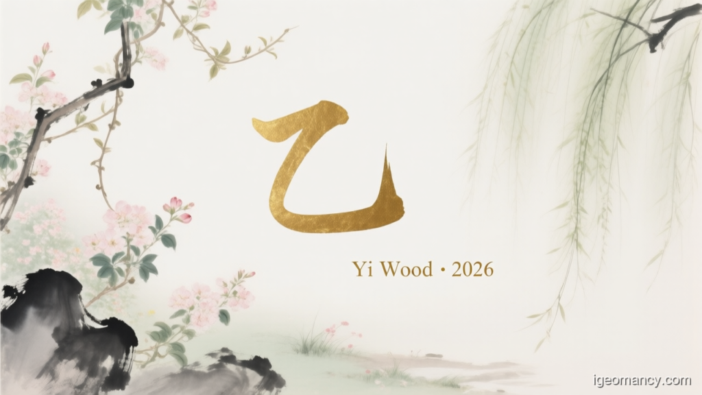 Yi Wood · 2026 — Yi Yin Wood Day Master BaZi Monthly Forecast: October 2026 — 丁酉 Fire Rooster Month | iGeomancy