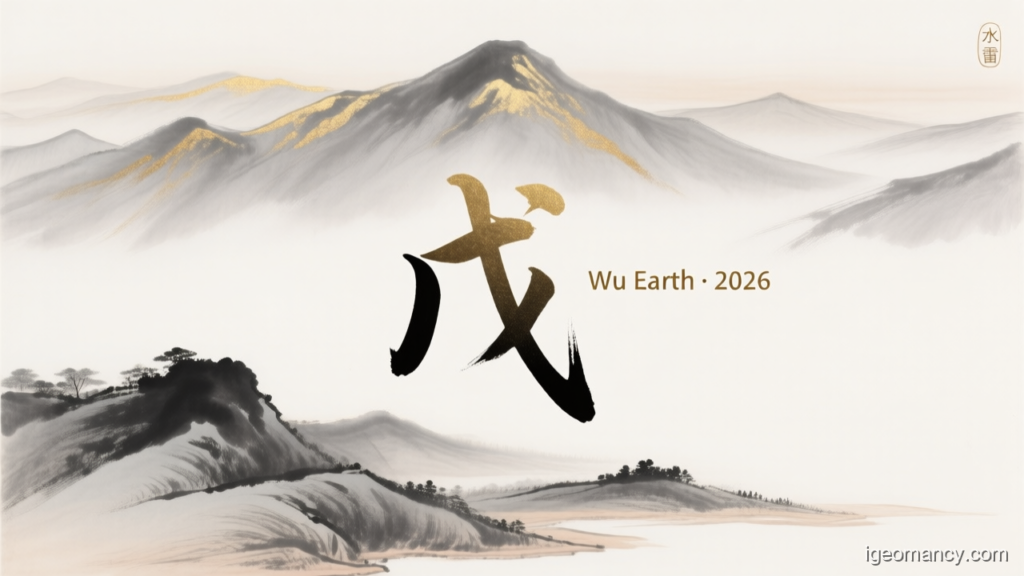 Wu Earth · 2026 — Wu Yang Earth Day Master BaZi Forecast: October 1, 2026 — 戊申 Earth Monkey Day | iGeomancy