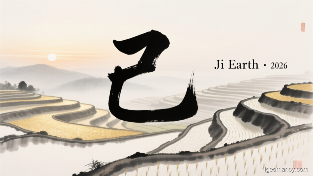 Ji Earth · 2026 — Ji Yin Earth Day Master BaZi Forecast: October 1, 2026 — 戊申 Earth Monkey Day | iGeomancy