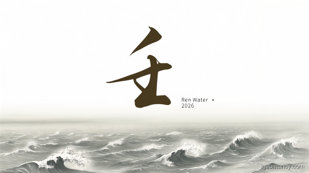 Ren Water · 2026 — Ren Yang Water Day Master BaZi Monthly Forecast: October 2026 — 丁酉 Fire Rooster Month | iGeomancy